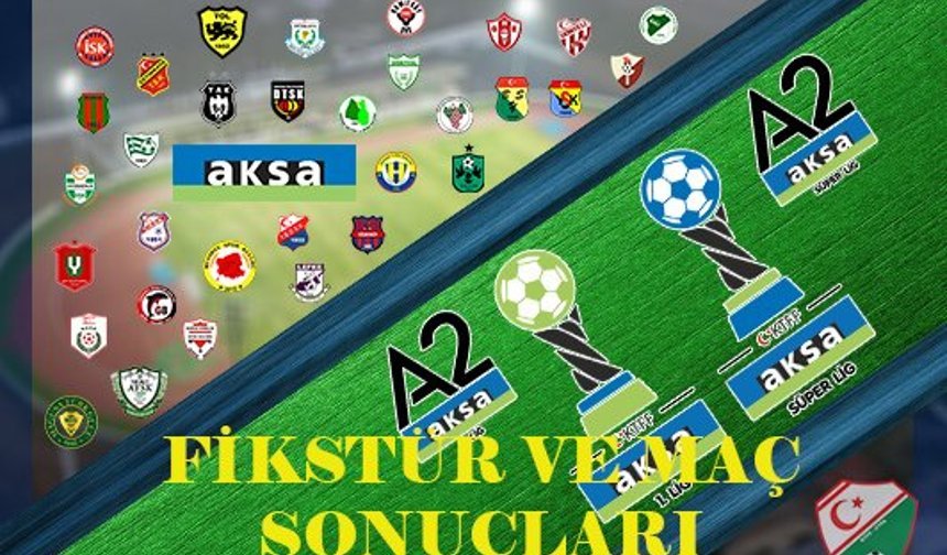 KKTC AKSA Süper Lig'de 26. hafta maç sonuçları ve puan durumu