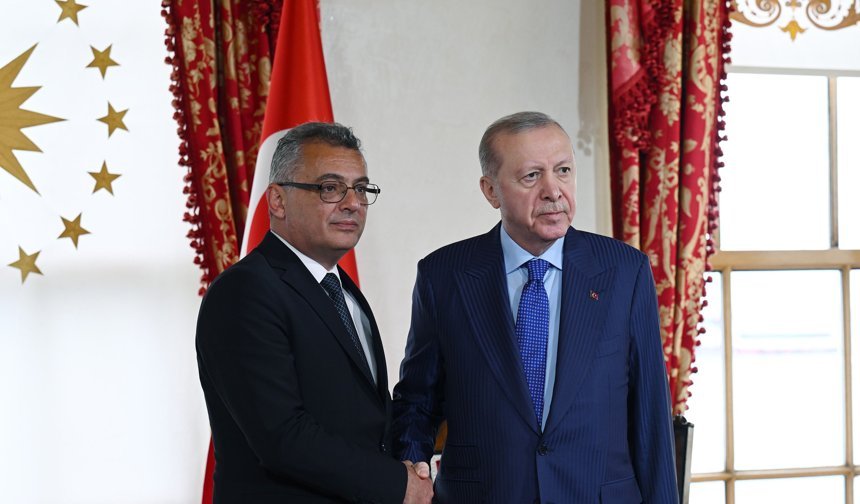 TC İletişim Başkanlığından TC Cumhurbaşkanı Erdoğan'ın Cumhurbaşkanı Erhürman ile görüşmesine ilişkin açıklama