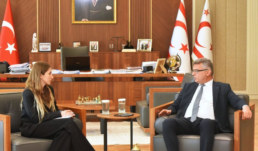 Cumhurbaşkanı Erhürman TAK'a konuştu: “Halkta da, bende de çözüm iradesi var”