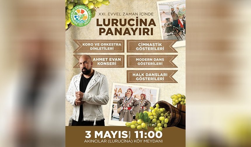 Evvel Zaman İçinde Lurucina Panayırı pazar günü yapılacak