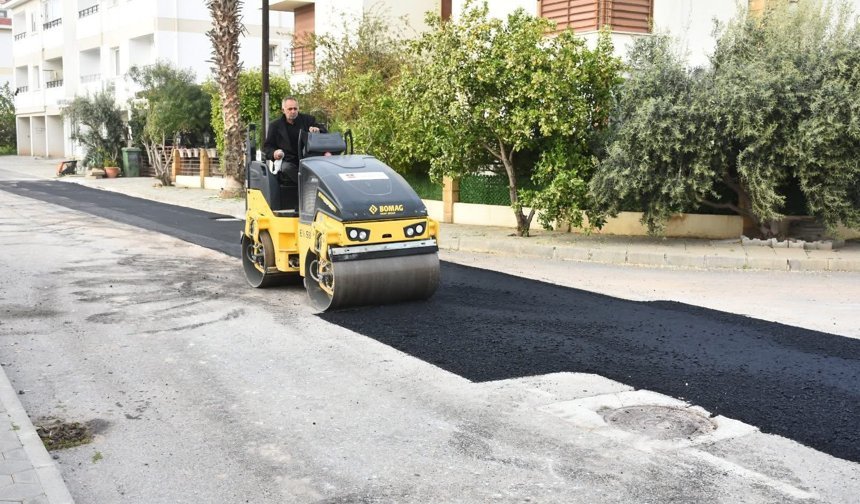 Gönyeli Acısu Sokak'ta yağmur suyu drenaj çalışması tamamlandı