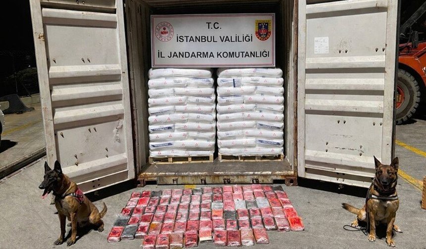 İstanbul'da 106 kilogram kokain ele geçirildi