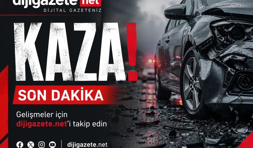 Bostancı’da alkollü sürücünün kullandığı otomobil takla attı, tavanı üzerinde durdu
