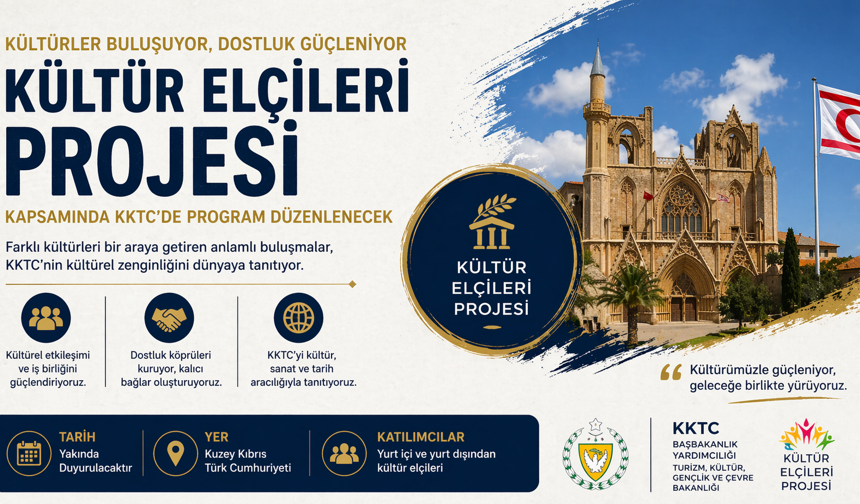 Kültür Elçileri Projesi kapsamında KKTC’de program düzenlenecek
