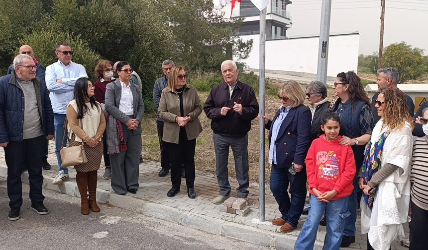 Camgöz’ün adı Zeytinlik’te bir sokak verildi