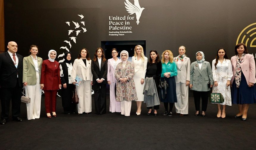 Nilden Bektaş Erhürman, Antalya Diplomasi Forumu’nde Filistin temalı etkinlikte yer aldı