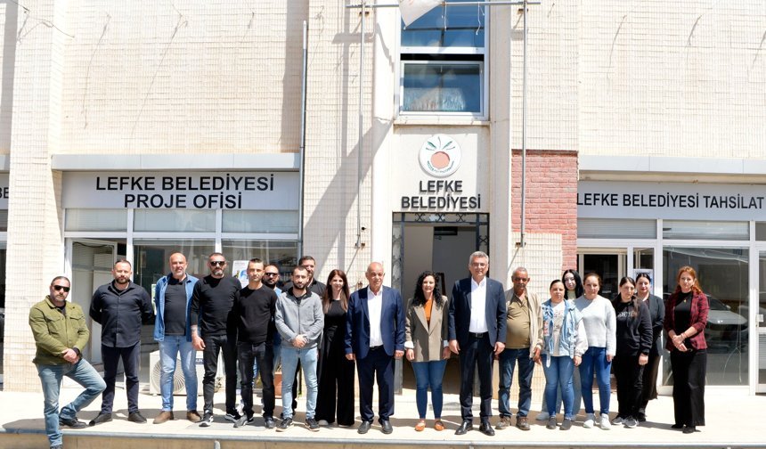 Cumhurbaşkanı Erhürman, Lefke bölgesini ziyaret etti