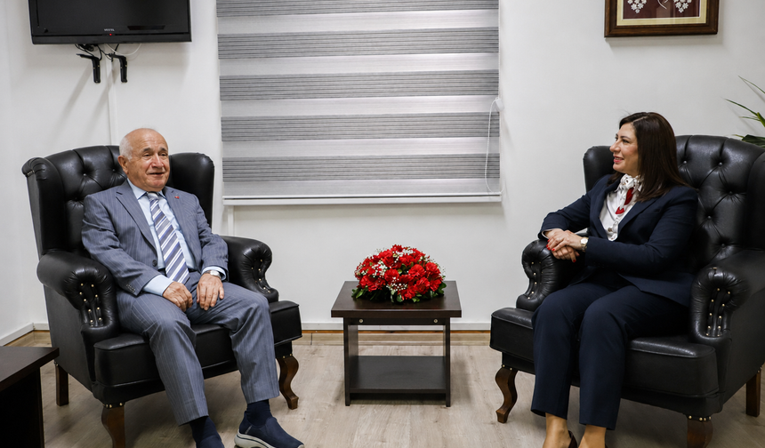 CTP Genel Başkanı İncirli eski TBMM Başkanı Çiçek ile görüştü