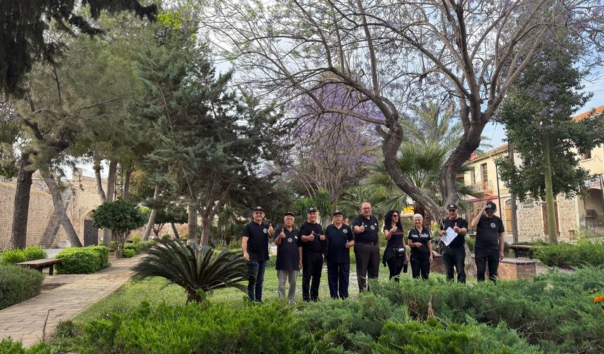 Her Daim Doğa Dostları grubu "Kapıdan Kapıya Açık Hava Müzesi Mağusa" etkinliği düzenledi