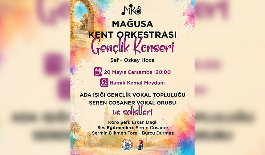 Gazimağusa'da “Gençlik Konseri” düzenleniyor