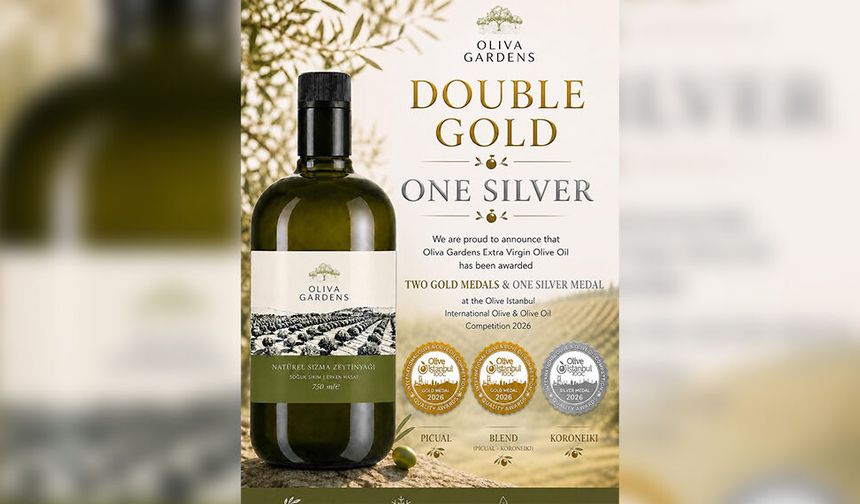 Vadili bölgesinde üretim yapan Oliva Gardens, İstanbul’daki uluslararası yarışmadan 3 ödülle döndü