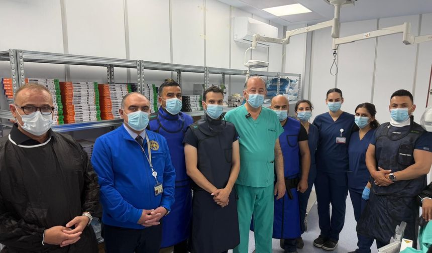 Gazimağusa Devlet Hastanesi’nde ilk anjiyo yapıldı…