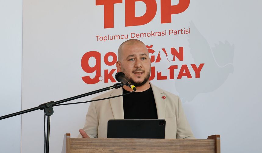 TDP Genel Sekreteri Ekinci: “Bu ülkenin gençleri yeni bir sistem kuracak”