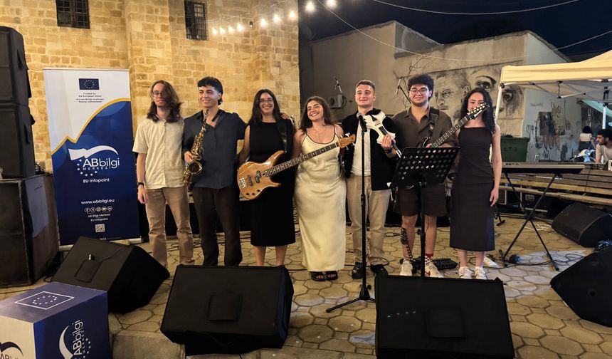 AB Bilgi Merkezi Avrupa Müzik Günü nedeniyle Lefkoşa’da konser düzenledi
