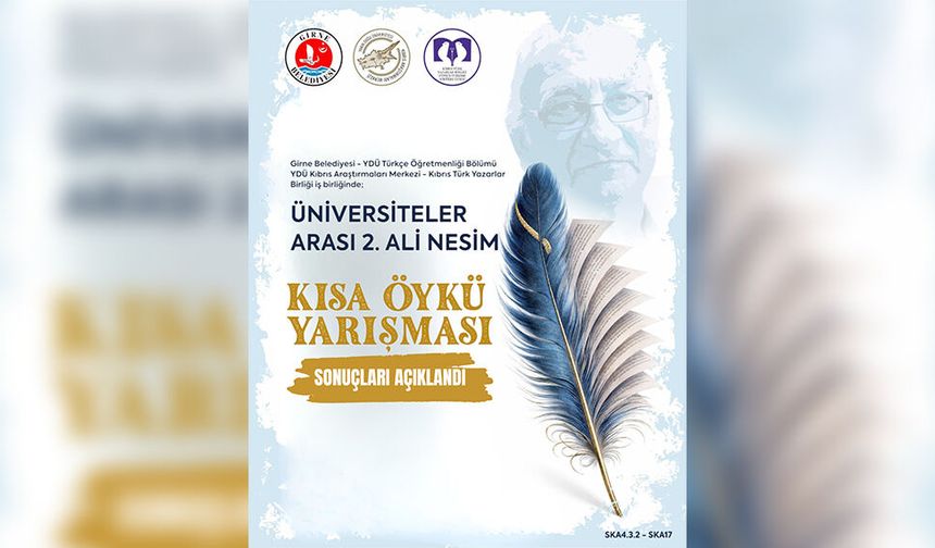 Ali Nesim Kısa Öykü Yarışması’nda dereceye girenler açıklandı