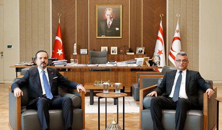 Cumhurbaşkanı Erhürman, AK Parti Genel Başkan Yardımcısı Zorlu’yu kabul etti