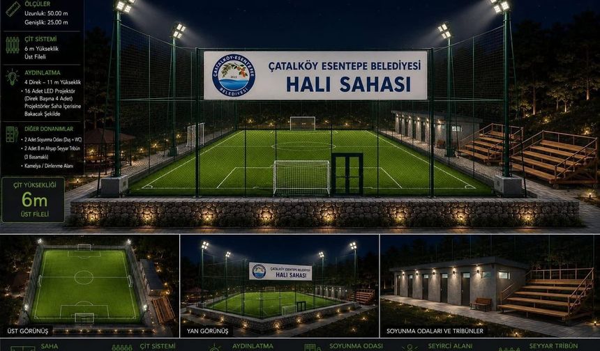 Esentepe’ye Yeni Halı Saha Müjdesi
