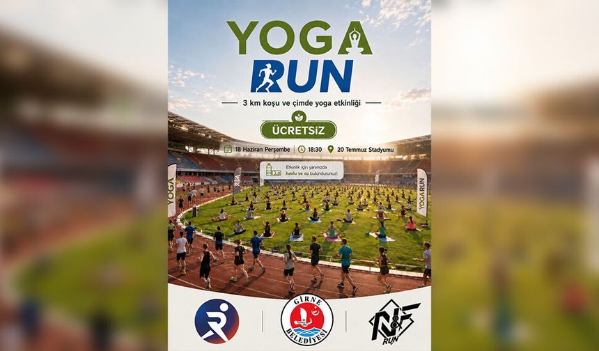 Girne 20 Temmuz Stadyumu’nda “Yoga Run” etkinliği düzenlenecek