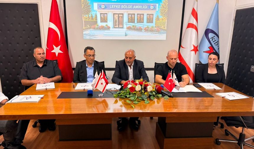Kıb-Tek’ten Lefke’ye Yeni Hizmet Binası: Dördüncü Şubenin Sözleşmesi İmzalandı