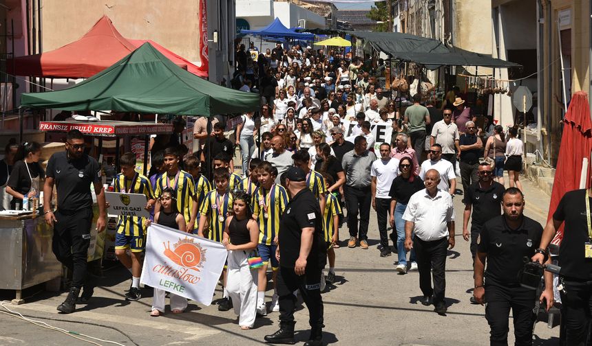 Lefke'de Ceviz Festivali yapıldı