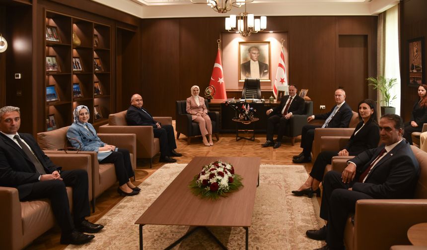 Öztürkler, Göktaş'ı kabul etti: "Ziyaretler ve işbirlikleri, sarsılmaz ve kopmaz bağların bir göstergesi"