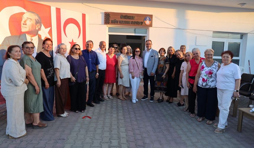 Ötüken Köy Kadın Kursu’nun yıl sonu sergisi açıldı