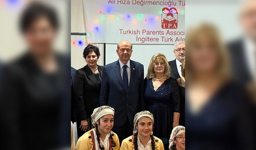 Ersin Tatar, Londra’da Ali Rıza Değirmencioğlu okulunun yardımlaşma gecesine katıldı