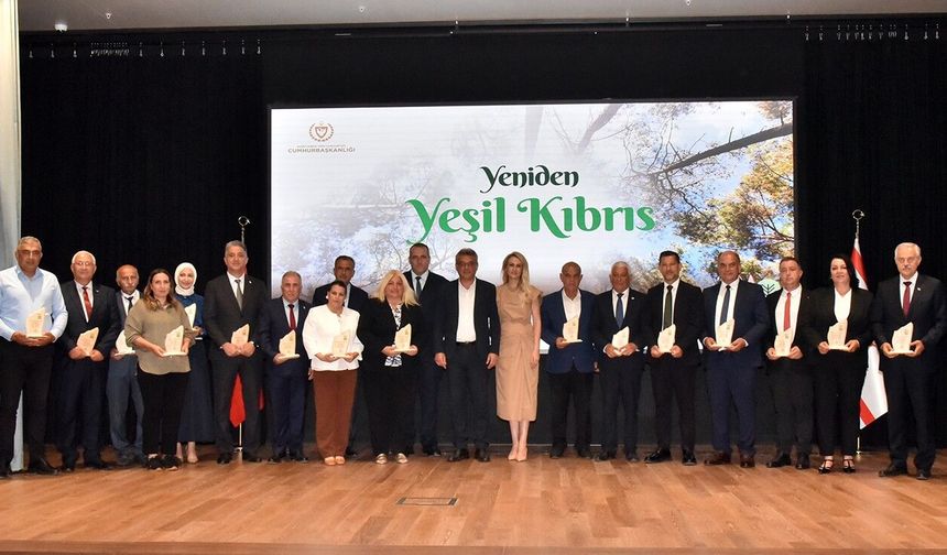 Yeniden Yeşil Kıbrıs projesiyle ülkeye 14 bin 300 fidan dikildi