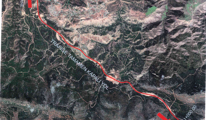 Girne Acapulco kavşağı ile Değirmenlik yol ayrımı, 3 gün trafiğe kapalı