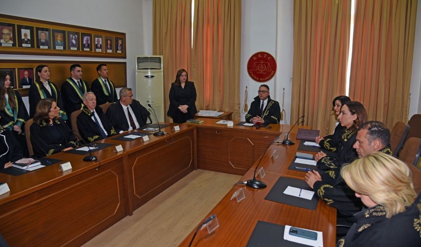 Yeni yargıçlar yemin ederek göreve başladı