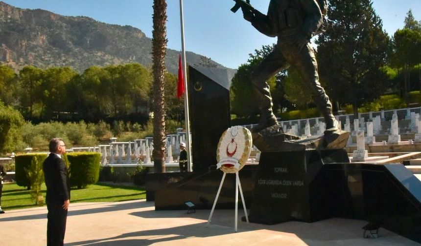 Boğaz Şehitliği’nde 15 Temmuz töreni düzenlendi