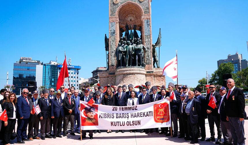 20 Temmuz Barış ve Özgürlük Bayramı Taksim'de kutlandı