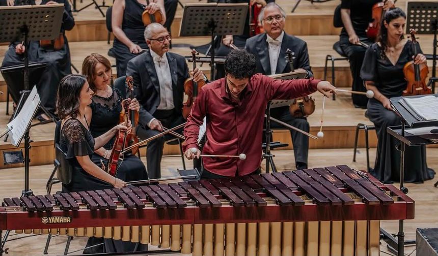Efe Sağıroğluları Almanya’daki "Uluslararası Donaufest Marimba Yarışması”nda birincilik kazandı