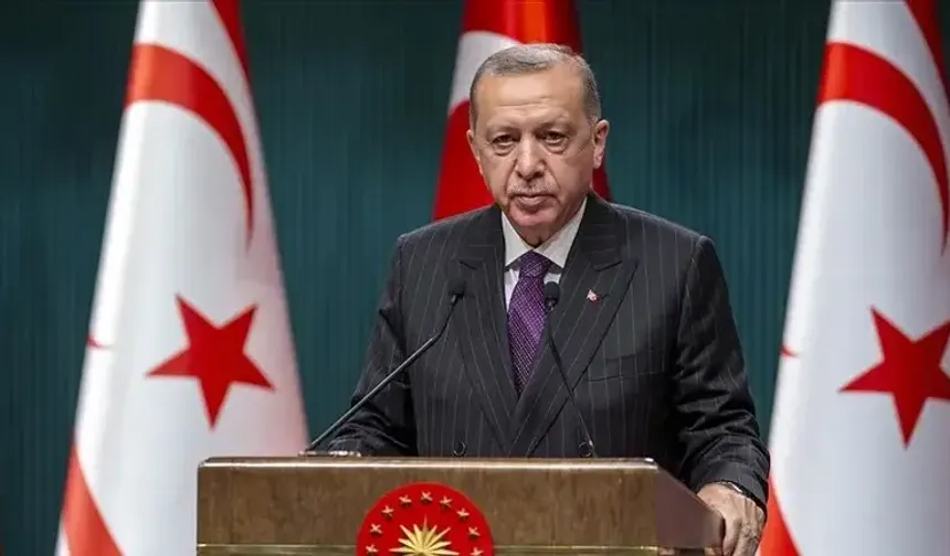 TC Cumhurbaşkanı Erdoğan: "Kıbrıs Türk halkını haklı mücadelesinde asla yalnız bırakmayacağız"