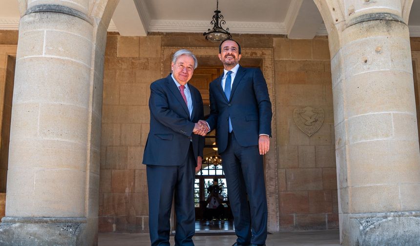 Guterres: "Bölgedeki gelişmeler Kıbrıs sorununa çözüm bulunmasını her zamankinden daha önemli hale getirdi"