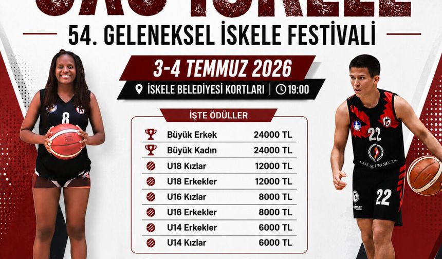 İskele’de soksk basketbol heyecanı