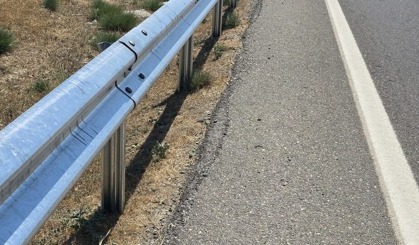 Arıklı, Lefkoşa-Güzelyurt anayolundaki oto korkuluk çalışmalarını inceledi