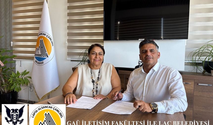 LAÇ BELEDİYESİ İLE GAÜ İLETİŞİM FAKÜLTESİ ARASINDA İŞ BİRLİĞİ PROTOKOLÜ İMZALANDI