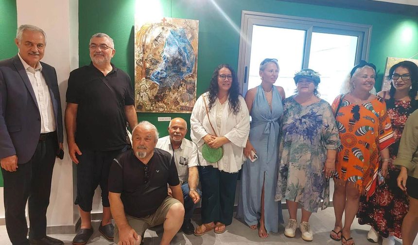 “Dünyada Barış Olsun” sergisi sanatçıları Tatlısu Belediyesine konuk oldu
