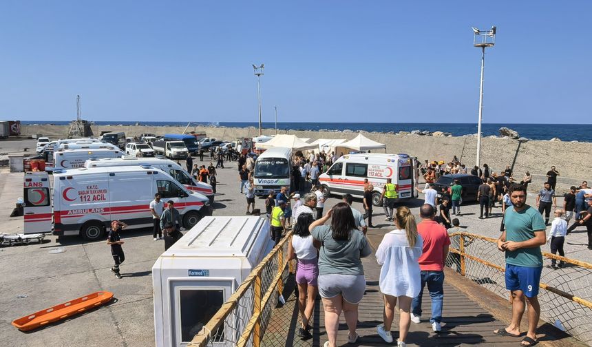 Türkiye İçişleri Bakanlığından Girne açıklarında alabora olan yolcu gemisine ilişkin açıklama