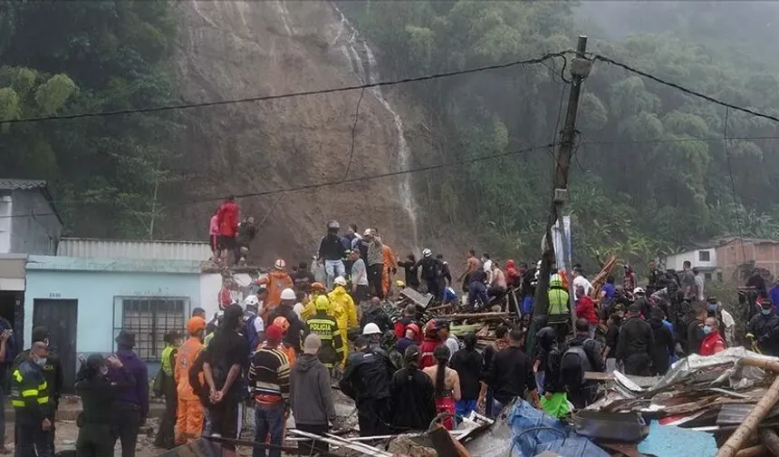 Kolombiya'da altın madeninde meydana gelen toprak kaymasında 13 kişi öldü
