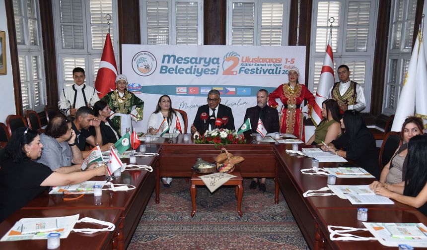 Mesarya Belediyesi 2. Uluslararası Kültür, Sanat ve Spor Festivali, pazartesi başlıyor