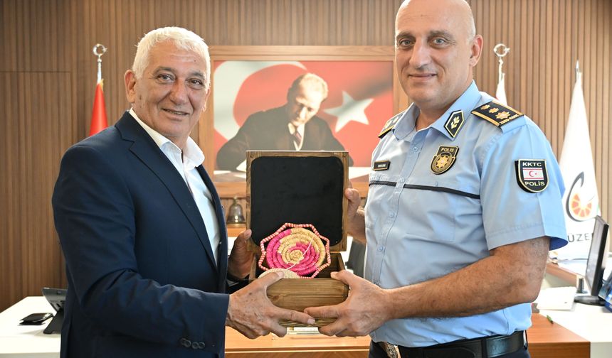 Özçınar, İskele Polis Müdürlüğü’ne atanan Erem’i kabul etti