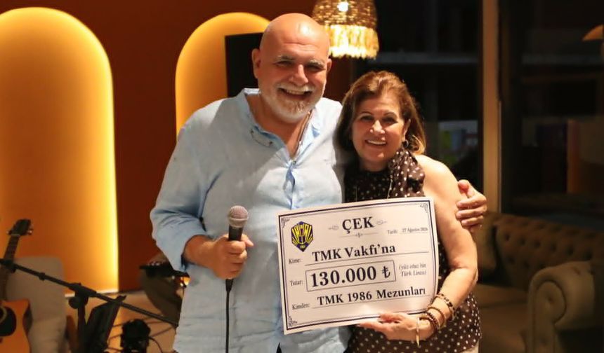 TMK 1986 mezunlarından TMK Eğitim, Bilim ve Kültür Vakfı’na bağış