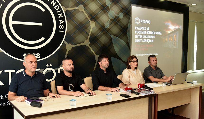 KTOEÖS: “Tam gün eğitim uygulaması derhal kaldırılmalı”
