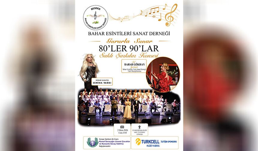 “80’ler 90’lar Saklı Şarkılar Konseri” ertelendi