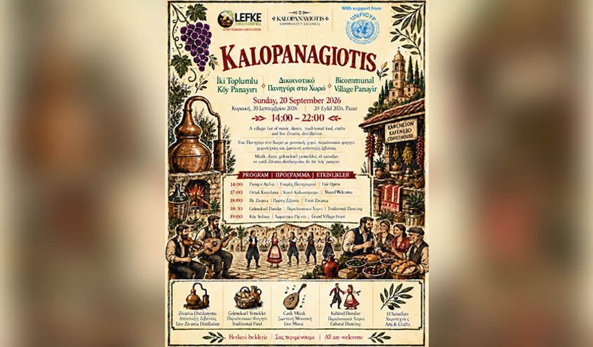 Kalopanayiotis'te iki toplumlu köy panayırı düzenleniyor