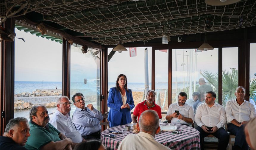 CTP Lapta Balıkçı Barınağı’nı ziyaret etti