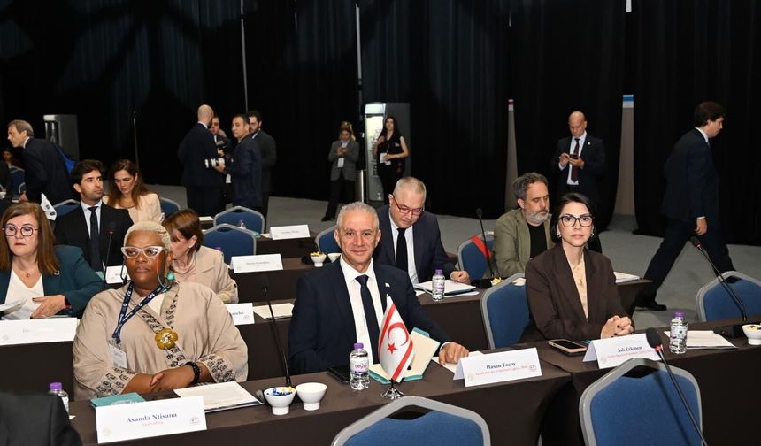 Taçoy, Antalya’daki IAF Uluslararası Bakanlar ve Parlamenterler Toplantısı’na katıldı