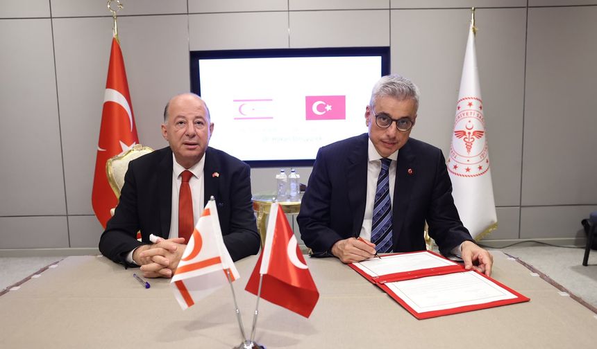 KKTC ile Türkiye arasında sağlıkta iş birliği eylem planı imzalandı